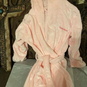 Pottery barn kids plush robe